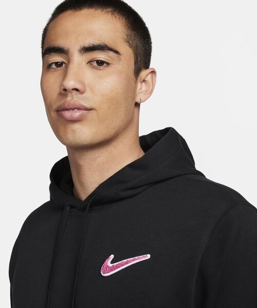 NIKE（ナイキ）の「ナイキ スポーツウェア メンズ プルオーバー フレンチテリー パーカー / Nike Sportswear Men's Pullover French Terry Hoodie＜S-3XL 展開＞（パーカー・メンズ・ホワイト/ブラック・M/S/3XL/XL/2XL/L）」の6枚目の写真
