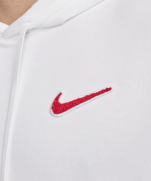 NIKE（ナイキ）の「ナイキ スポーツウェア メンズ プルオーバー フレンチテリー パーカー / Nike Sportswear Men's Pullover French Terry Hoodie＜S-3XL 展開＞（パーカー・メンズ・ホワイト/ブラック・M/S/3XL/XL/2XL/L）」の11枚目の写真