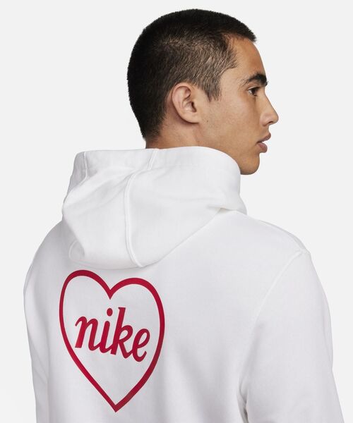 NIKE（ナイキ）の「ナイキ スポーツウェア メンズ プルオーバー フレンチテリー パーカー / Nike Sportswear Men's Pullover French Terry Hoodie＜S-3XL 展開＞（パーカー・メンズ・ホワイト/ブラック・M/S/3XL/XL/2XL/L）」の9枚目の写真