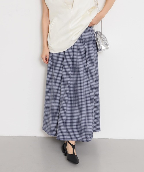 セール】チェックボリュームスカート（スカート）｜SENSE OF PLACE by