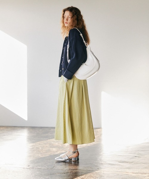 SENSE OF PLACE by URBAN RESEARCH（センスオブプレイスバイアーバンリサーチ）の「チェックボリュームスカート（スカート・レディース・ホワイト系その他/ブルー系その他/イエロー系その他・ONE）」の20枚目の写真