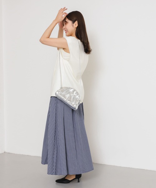 SENSE OF PLACE by URBAN RESEARCH（センスオブプレイスバイアーバンリサーチ）の「チェックボリュームスカート（スカート・レディース・ホワイト系その他/ブルー系その他/イエロー系その他・ONE）」の12枚目の写真
