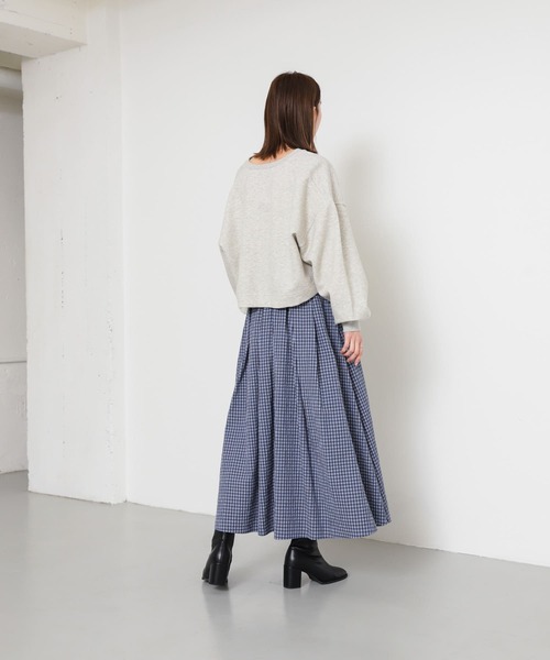 セール】チェックボリュームスカート（スカート）｜SENSE OF PLACE by