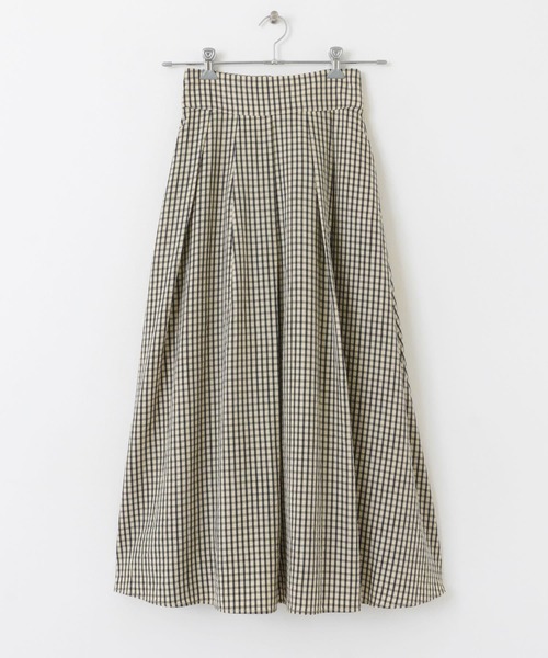 セール】チェックボリュームスカート（スカート）｜SENSE OF PLACE by