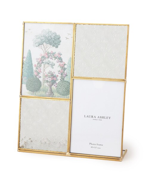 LAURA ASHLEY 大きめゴールドフォトフレーム 写真たて2個セット LAURA ASHLEY 大きめゴールドフォトフレーム 写真たて2個セット