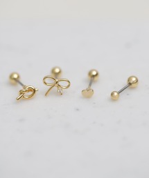【Peony/ピオニー】/サージカルステンレス316L ビジューピアスセット2