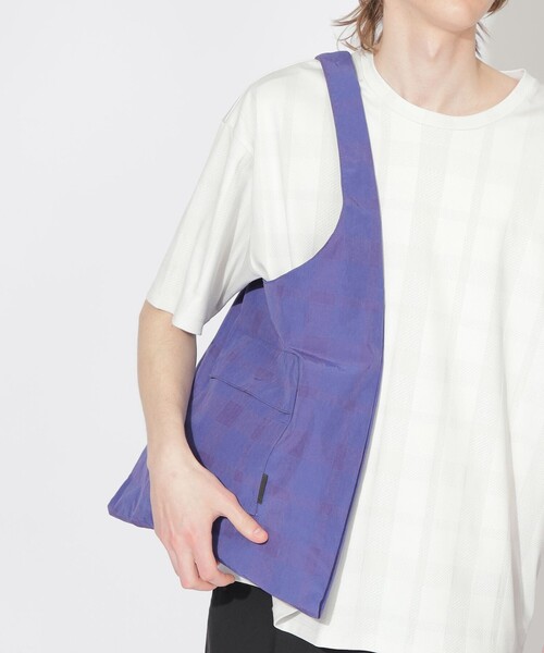 【セール】トーナルクレストブリッジチェックエコバッグ（エコバッグ/サブバッグ）｜CB CRESTBRIDGE（シービークレストブリッジ） 5,500円