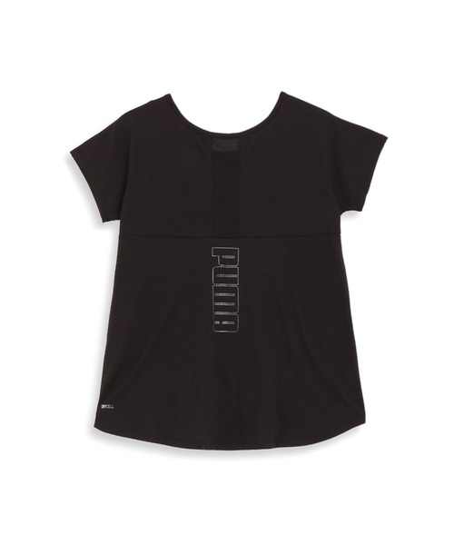 PUMA(プーマ)の「PUMA プーマ ウィメンズ トレーニング トレイン エッジ 半袖 Tシャツ(Tシャツ/カットソー・レディース・ブラック/ベージュ系その他・X-LARGE/SMALL/MEDIUM/LARGE)」の4枚目の写真