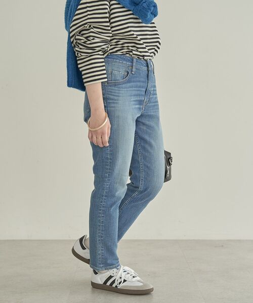 AMERICAN HOLIC(アメリカンホリック)の「【WEB限定・小柄女性向け】テーパードデニム(デニムパンツ・レディース・ワンウォッシュ/インディゴブルー/ライトインディゴブルー/ブルー系その他・XL/XS/M/S/L)」の7枚目の写真