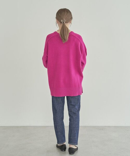 AMERICAN HOLIC(アメリカンホリック)の「【WEB限定・小柄女性向け】テーパードデニム(デニムパンツ・レディース・ワンウォッシュ/インディゴブルー/ライトインディゴブルー/ブルー系その他・XL/XS/M/S/L)」の21枚目の写真