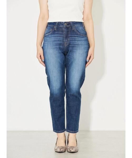 AMERICAN HOLIC(アメリカンホリック)の「【WEB限定・小柄女性向け】テーパードデニム(デニムパンツ・レディース・ワンウォッシュ/インディゴブルー/ライトインディゴブルー/ブルー系その他・XL/XS/M/S/L)」の5枚目の写真