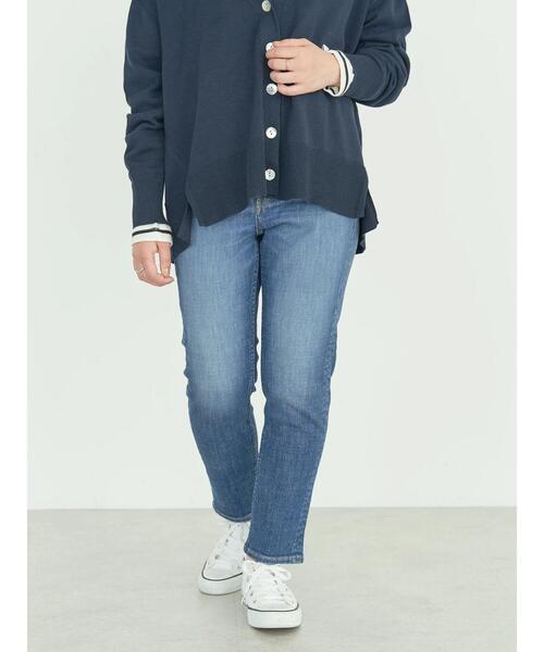 AMERICAN HOLIC(アメリカンホリック)の「【WEB限定・小柄女性向け】テーパードデニム(デニムパンツ・レディース・ワンウォッシュ/インディゴブルー/ライトインディゴブルー/ブルー系その他・XL/XS/M/S/L)」の6枚目の写真