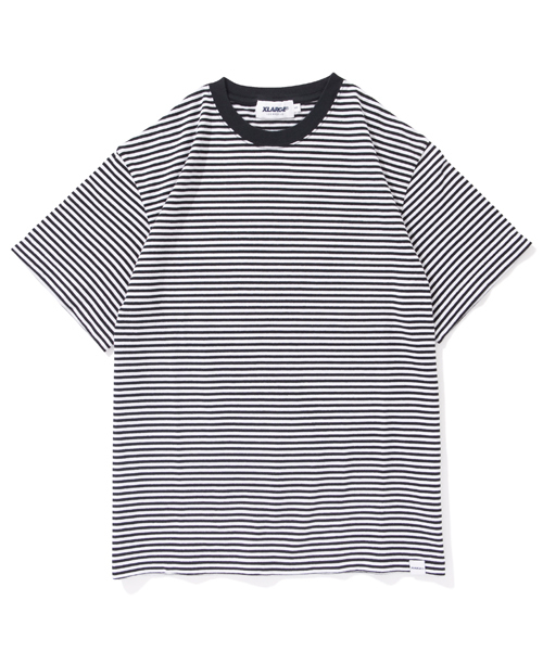 XLARGE（エクストララージ）の「BORDER TEE（Tシャツ/カットソー・メンズ・ネイビー/レッド/グレー/ブラック・LARGE/X-LARGE/MEDIUM/SMALL）」の2枚目の写真