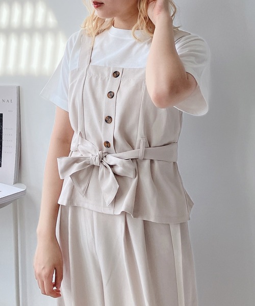 AS KNOW AS plus（アズノゥアズプラス）の「◎ビスチェとパンツとT