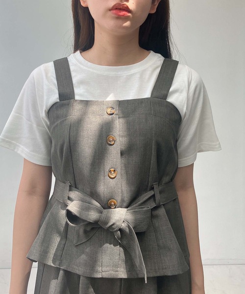 アズノゥアズデワン　セットアップ　３号 セール】◎ビスチェとパンツとTシャツ 3点セット（セットアップ