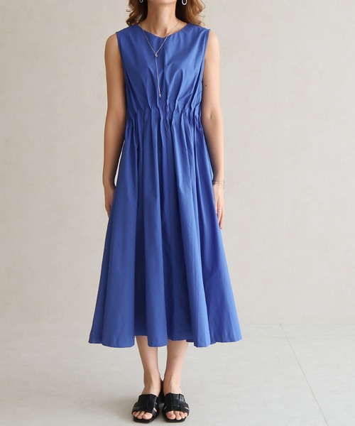 Social GIRL（ソーシャルガール）の「フロントタックワンピース（ワンピース・レディース・オフホワイト/ブルー/ブラック・M）」の14枚目の写真