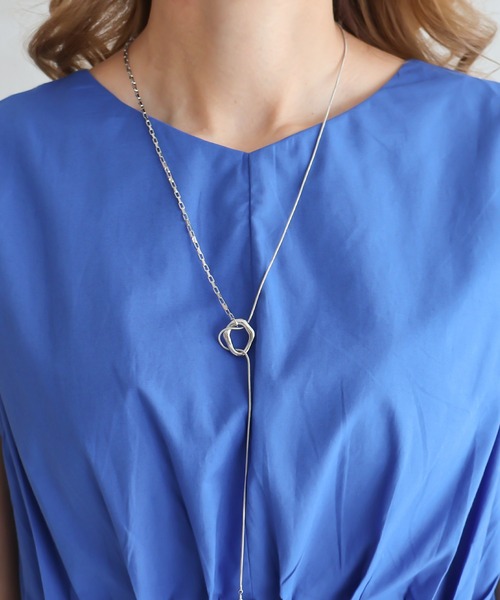 Social GIRL（ソーシャルガール）の「フロントタックワンピース（ワンピース・レディース・オフホワイト/ブルー/ブラック・M）」の16枚目の写真