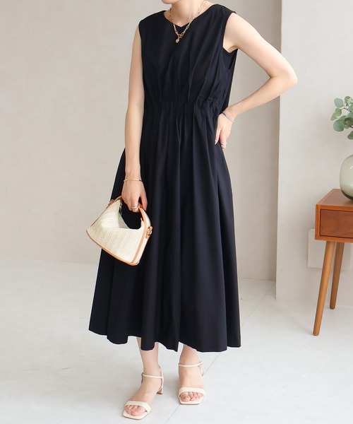 Social GIRL（ソーシャルガール）の「フロントタックワンピース（ワンピース・レディース・オフホワイト/ブルー/ブラック・M）」の22枚目の写真