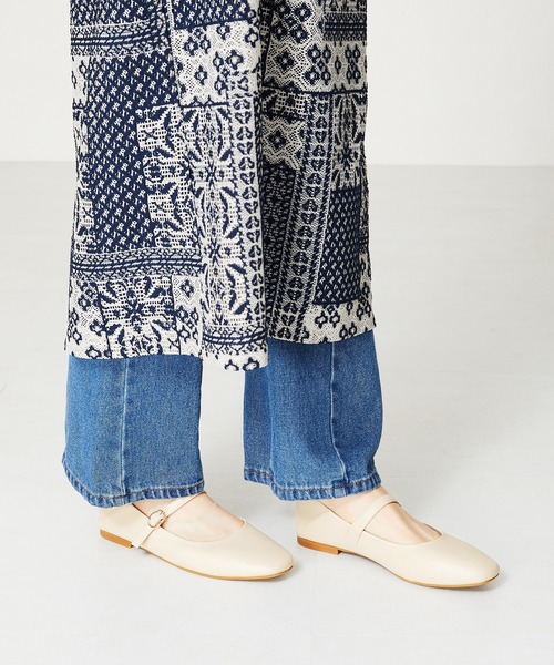 WA ORiental TRaffic（ダブルエーオリエンタルトラフィック）の「メリージェーンフラットバブーシュ 42114（パンプス・レディース・ベージュ/パープル/ブラック・34/35/36/37/38/39/40/41/42）」の15枚目の写真