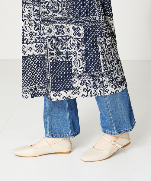 WA ORiental TRaffic（ダブルエーオリエンタルトラフィック）の「メリージェーンフラットバブーシュ 42114（パンプス・レディース・ベージュ/パープル/ブラック・34/35/36/37/38/39/40/41/42）」の16枚目の写真