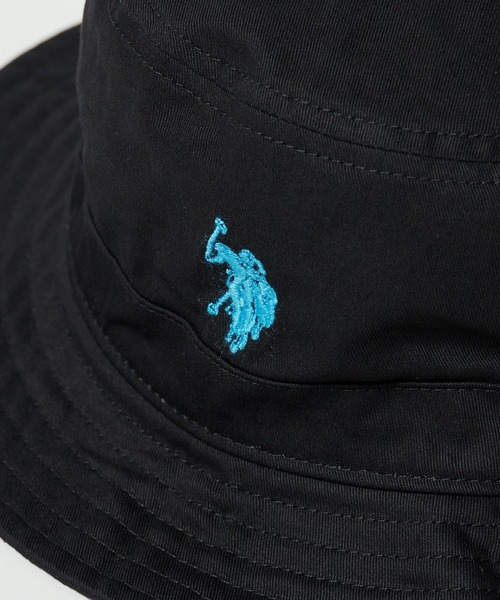 U.S. POLO ASSN.（ユーエスポロアッスン）の「U.S. POLO ASSN./ユーエスポロアッスン バケットハット（ハット・メンズ・ブラック/ベージュ/オフホワイト/インディゴブルー/ライトインディゴブルー/ネイビー・FREE）」の10枚目の写真