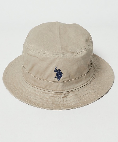 U.S. POLO ASSN.（ユーエスポロアッスン）の「U.S. POLO ASSN./ユーエスポロアッスン バケットハット（ハット・メンズ・ブラック/ベージュ/オフホワイト/インディゴブルー/ライトインディゴブルー/ネイビー・FREE）」の18枚目の写真