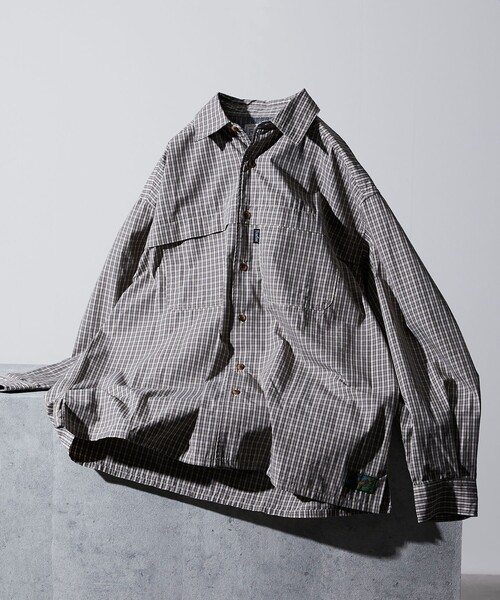Foxfire(フォックスファイヤー)の「Foxfire/フォックスファイヤー 別注 フィッシングポケット ロングスリーブ チェックシャツ(シャツ/ブラウス・メンズ・ブラック/グレー/グリーン・MEDIUM/LARGE)」の17枚目の写真