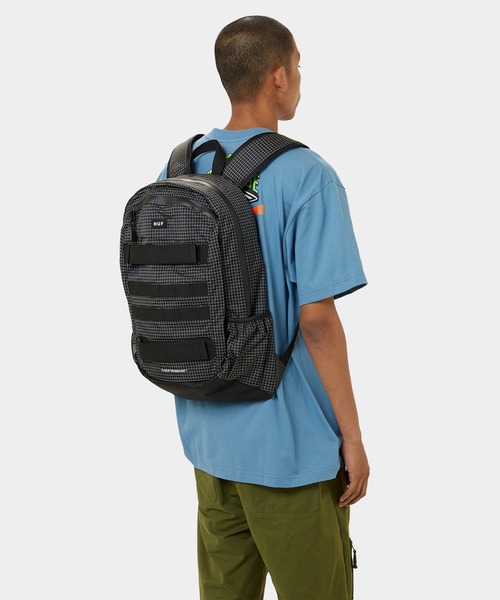 HUF バックパック リュック　黒　24L HUF（ハフ）の「MISSION BACKPACK / HUF バックパック リュック