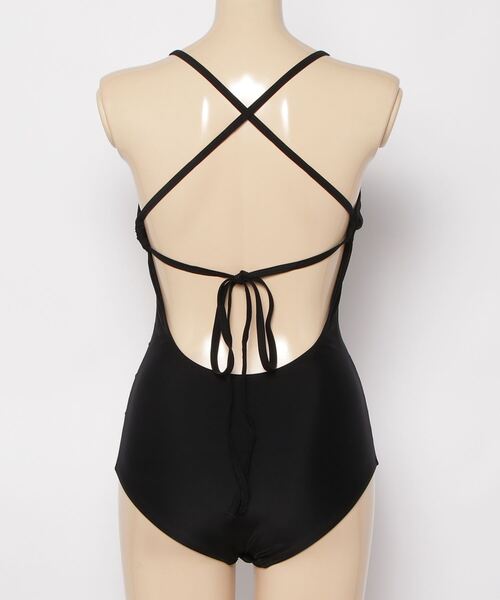 セール】バックリボンオープンワンピース水着（水着）｜Mela（メラ）の