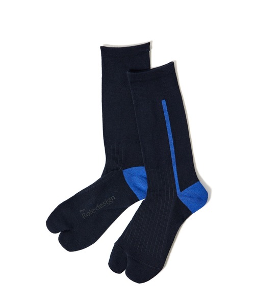The Role design(ザロールデザイン)の「【 The Role design / ザ・ロールデザイン 】 SIDE LINE SOCKS MENS / サイドラインソックス メンズ(ソックス/靴下・メンズ・ダークネイビー/ブラック/アイボリー・FREE)」の12枚目の写真