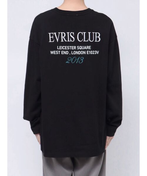 EVRIS（エヴリス）の「EVRIS CLUBロンT（Tシャツ/カットソー・レディース・ホワイト/ブラック/ネイビー・FREE）」の12枚目の写真