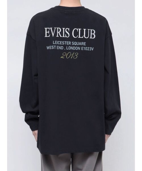 EVRIS（エヴリス）の「EVRIS CLUBロンT（Tシャツ/カットソー・レディース・ホワイト/ブラック/ネイビー・FREE）」の11枚目の写真