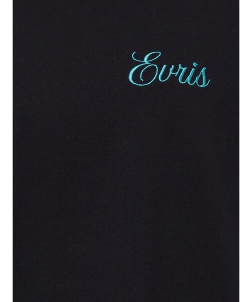 EVRIS（エヴリス）の「EVRIS CLUBロンT（Tシャツ/カットソー・レディース・ホワイト/ブラック/ネイビー・FREE）」の9枚目の写真