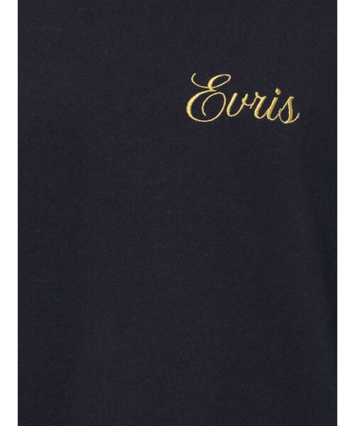 EVRIS（エヴリス）の「EVRIS CLUBロンT（Tシャツ/カットソー・レディース・ホワイト/ブラック/ネイビー・FREE）」の8枚目の写真