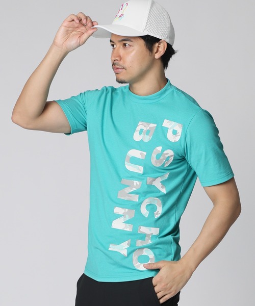 Primeflex カモバニーロゴ モックネックTシャツ