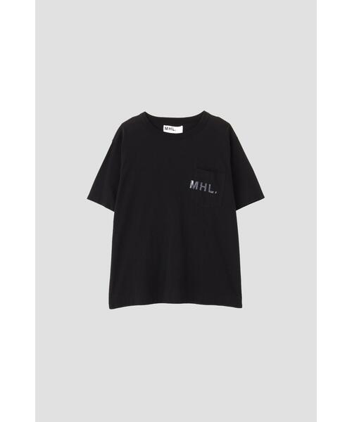 MHL.(エムエイチエル)の「PRINTED COTTON JERSEY(Tシャツ/カットソー・メンズ・ブラック/ベージュ/ホワイト・X-LARGE/SMALL/MEDIUM/LARGE)」の5枚目の写真