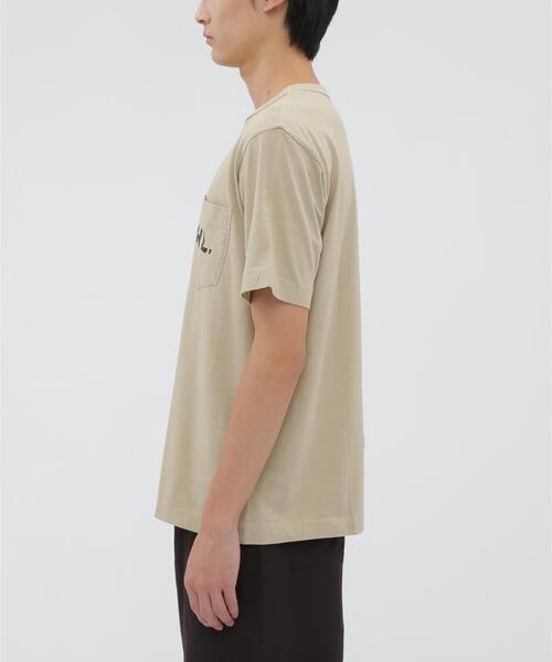 MHL.(エムエイチエル)の「PRINTED COTTON JERSEY(Tシャツ/カットソー・メンズ・ブラック/ベージュ/ホワイト・X-LARGE/SMALL/MEDIUM/LARGE)」の13枚目の写真