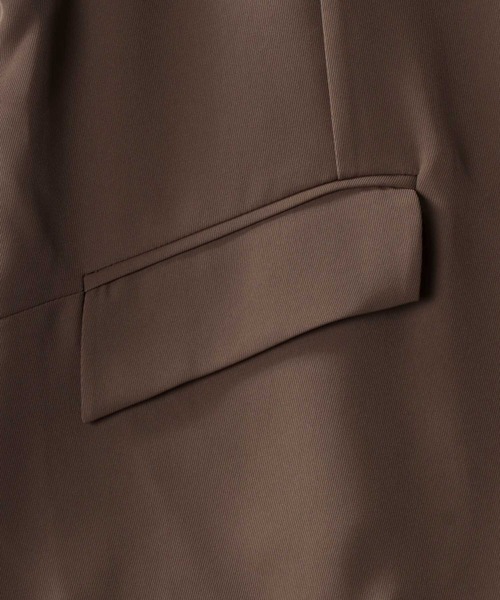 SITRY（シトリー）の「Twill Fabric Drape No Collar Gilet/別注 オーバーサイズ ドレープ ノーカラー ジレ ベスト レディース メンズ（ベスト・メンズ・チャコール/ブラック・M/L）」の6枚目の写真