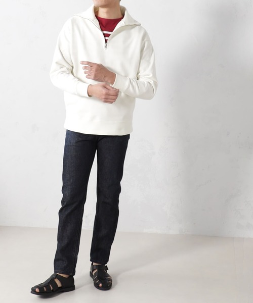 FOUND GOOD（ファウンドグッド）の「ウラケハーフジップ（Tシャツ