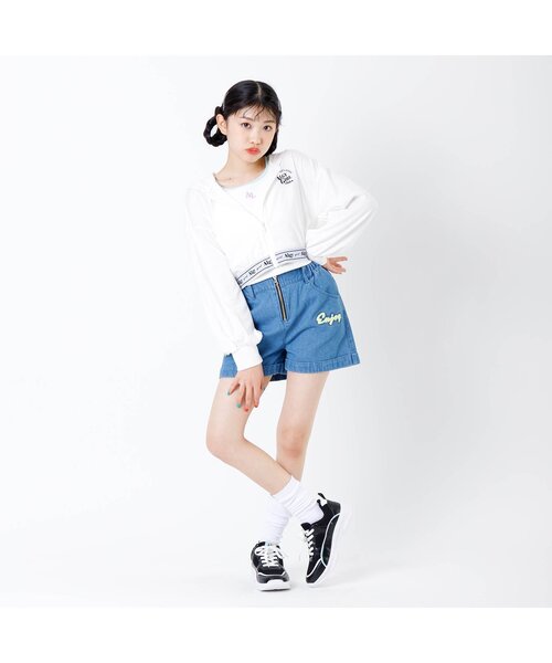 algy（アルジー）の「マルチボーダータンタケリブキャミ（キャミソール・キッズ・イエロー/グリーン/サックスブルー/オフホワイト・XX-SMALL/X-SMALL/MEDIUM/SMALL）」の7枚目の写真