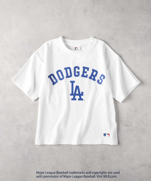 MLBチームロゴ Tシャツ ホワイト MLB】チームロゴTシャツ 半袖Tシャツ（Tシャツ/カットソー