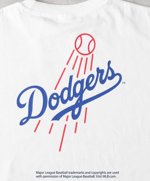 MLBチームロゴ Tシャツ ホワイト MLB】チームロゴTシャツ 半袖Tシャツ（Tシャツ/カットソー