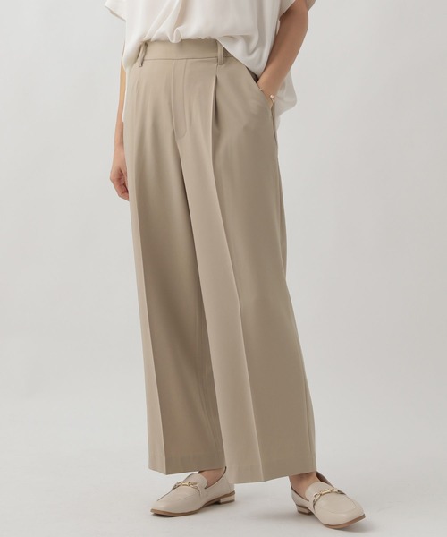 Elura(エルーラ)の「夏ラクワイドパンツ/107173(その他パンツ・レディース・ホワイト/ベージュ/ブラック・SMALL/MEDIUM/LARGE)」の14枚目の写真