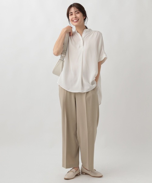 Elura(エルーラ)の「夏ラクワイドパンツ/107173(その他パンツ・レディース・ホワイト/ベージュ/ブラック・SMALL/MEDIUM/LARGE)」の15枚目の写真