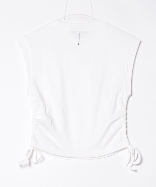 ALLSAINTS(オールセインツ)の「SONNY SIDE SEAM DRAWCORD TANK TOP | SONNY サイド シーム ドローコード タンク トップ(タンクトップ・レディース・ホワイト・8/12/6/10/4/2)」の9枚目の写真