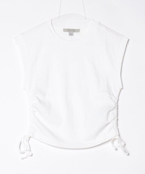 ALLSAINTS(オールセインツ)の「SONNY SIDE SEAM DRAWCORD TANK TOP | SONNY サイド シーム ドローコード タンク トップ(タンクトップ・レディース・ホワイト・8/12/6/10/4/2)」の8枚目の写真