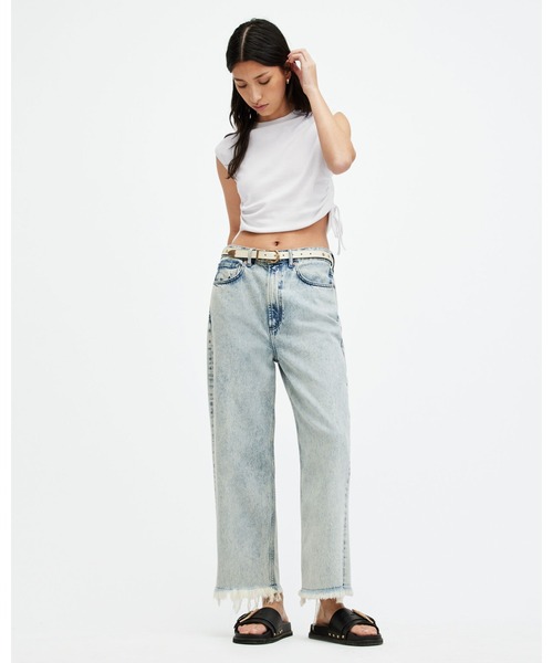 ALLSAINTS(オールセインツ)の「SONNY SIDE SEAM DRAWCORD TANK TOP | SONNY サイド シーム ドローコード タンク トップ(タンクトップ・レディース・ホワイト・8/12/6/10/4/2)」の6枚目の写真