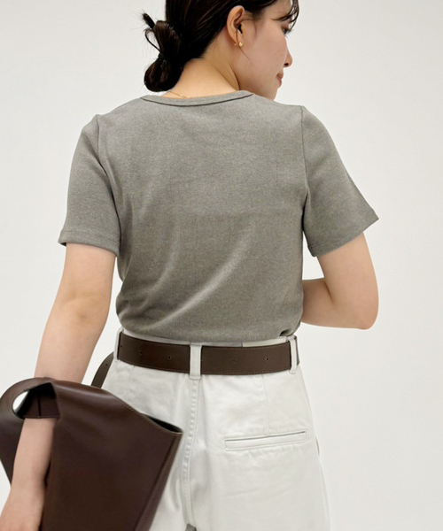 plage（プラージュ）の「hemp mix Tシャツ（Tシャツ/カットソー