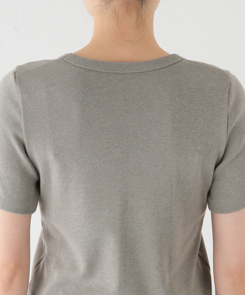 plage 24SS/Hemp Mix LongTシャツ plage（プラージュ）の「hemp mix Tシャツ（Tシャツ/カットソー