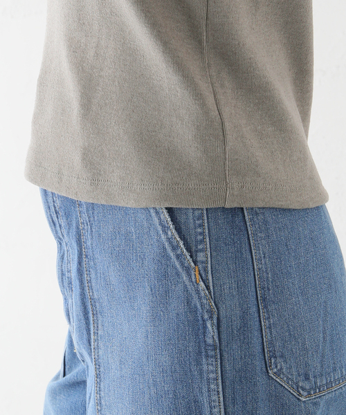 plage 24SS/Hemp Mix LongTシャツ plage（プラージュ）の「hemp mix Tシャツ（Tシャツ/カットソー